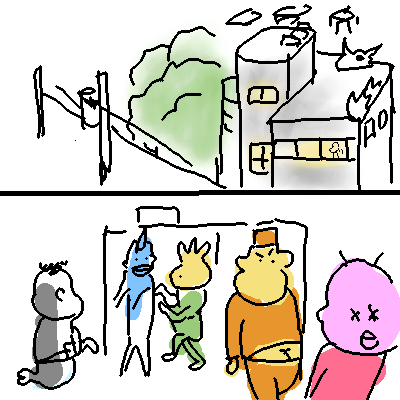 ギブリーズよかッた(笑 こんなくだらない物は無い。大真面目にこの絵を動かす・・アホだ(笑 300万人が見るのか、最高な気分です(爆死